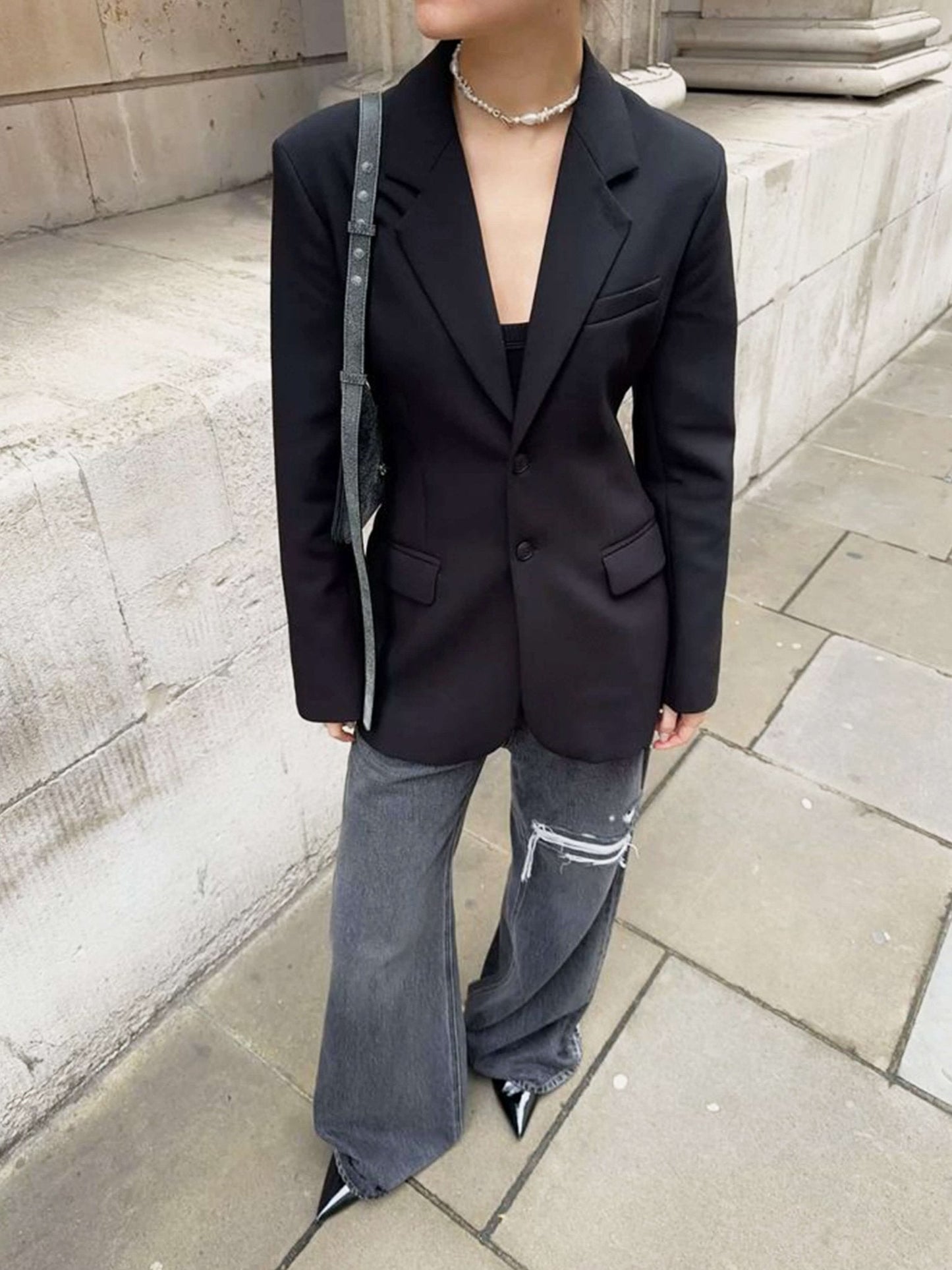 Elegante Damenblazer Langarm