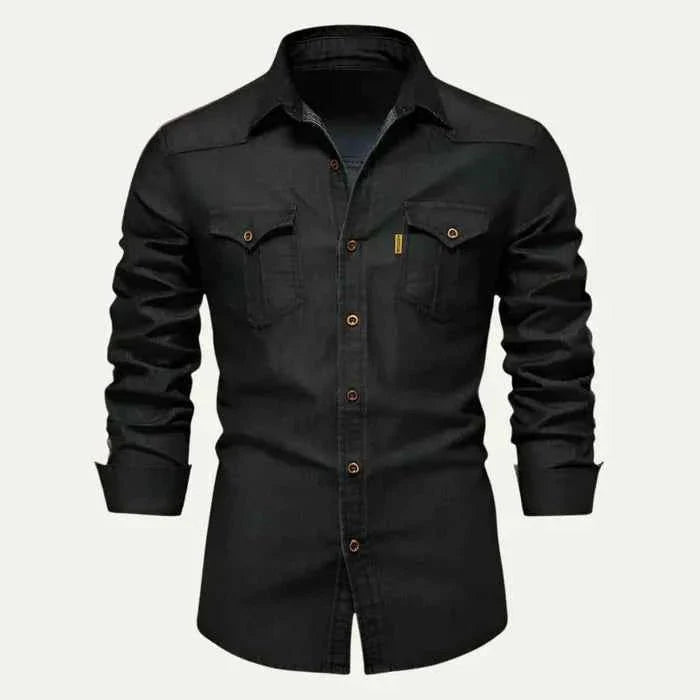 Schlankes Jeanshemd Modern Slimfit