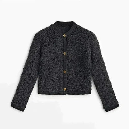Weicher Teddy Cardigan Frauen