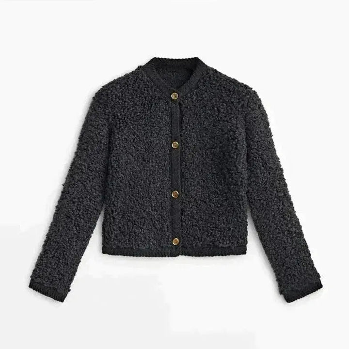 Weicher Teddy Cardigan Frauen