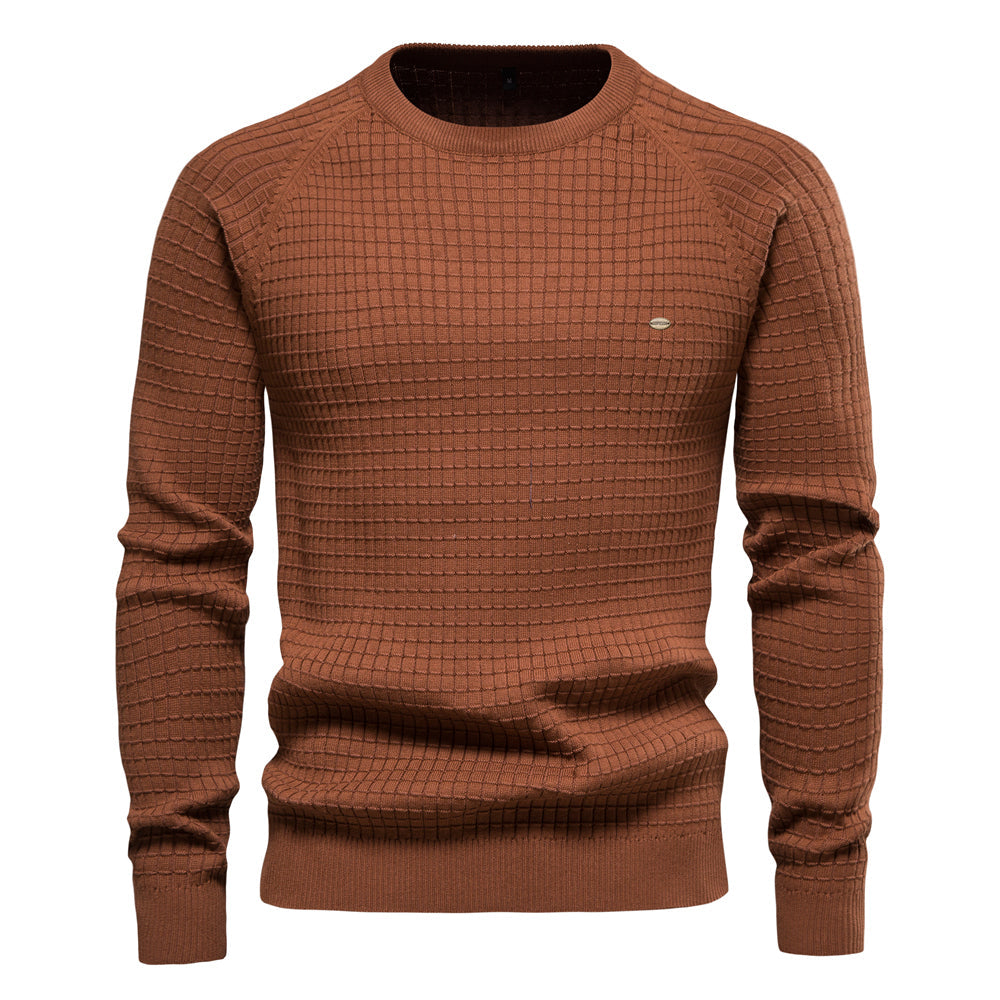 Bequemer Herren Pullover Weiches Baumwoll