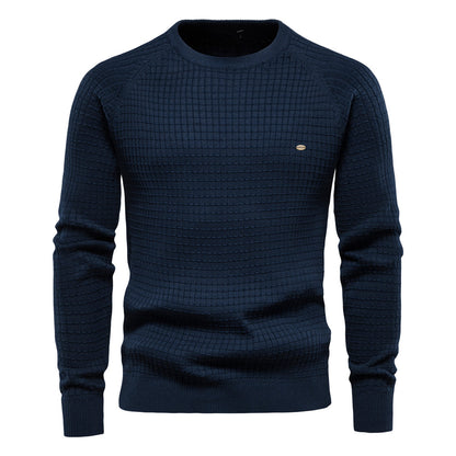 Bequemer Herren Pullover Weiches Baumwoll