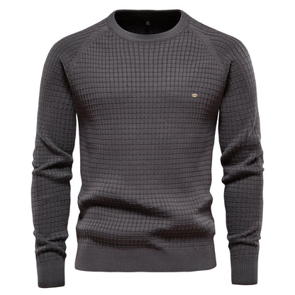 Bequemer Herren Pullover Weiches Baumwoll