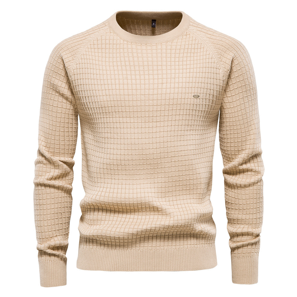 Bequemer Herren Pullover Weiches Baumwoll