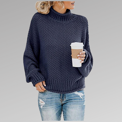 Damen Pullover Weich Strick Modern