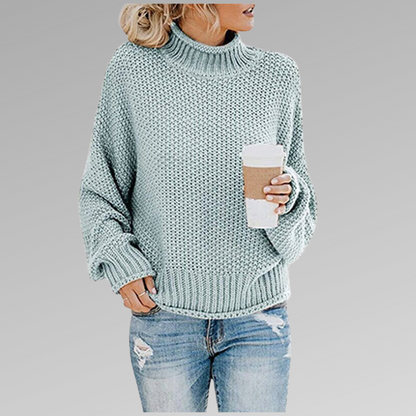 Damen Pullover Weich Strick Modern