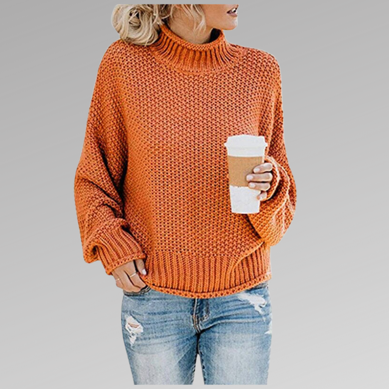 Damen Pullover Weich Strick Modern
