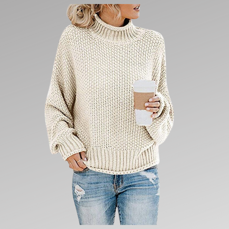 Damen Pullover Weich Strick Modern - IdealeKleiden
