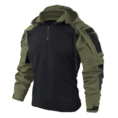 Taktische Outdoor-Jacke Softshell Abnehmbare Ärmel Kapuze