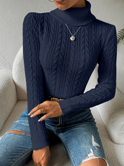 Weich Rollkragen Pullover Damen Qualität