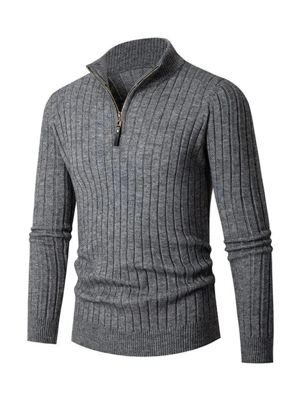 Bequeme Herren Pullover Stretch Rollkragen