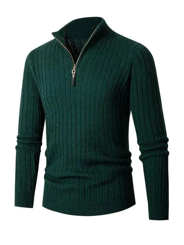 Bequeme Herren Pullover Stretch Rollkragen