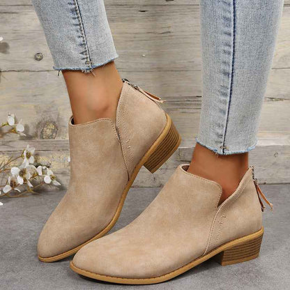 Elegante Damen Stiefeletten Spitze Design - IdealeKleiden