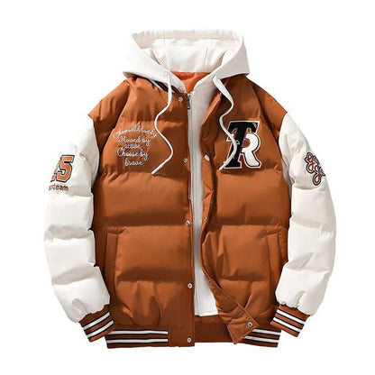 Herren Winterjacke Sportlich Warm Kapuze