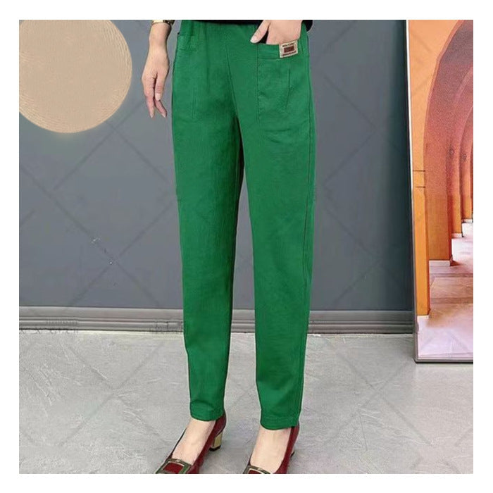 Bequeme Damen Baumwollhose Comfort Fit