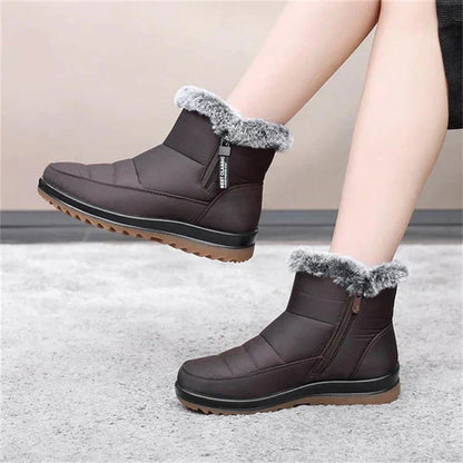 Winterstiefel Damen Rutschfest Warm Kurz - IdealeKleiden