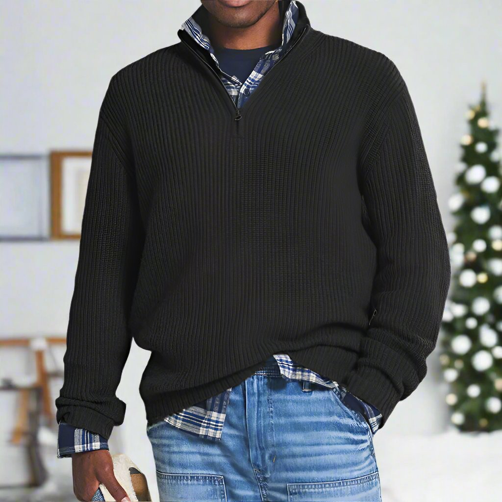 Bequemer Pullover Baumwolle Relaxed Fit