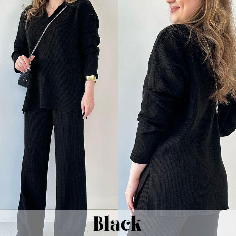 Bequeme Loungewear Zweiteiler Übergröße - IdealeKleiden