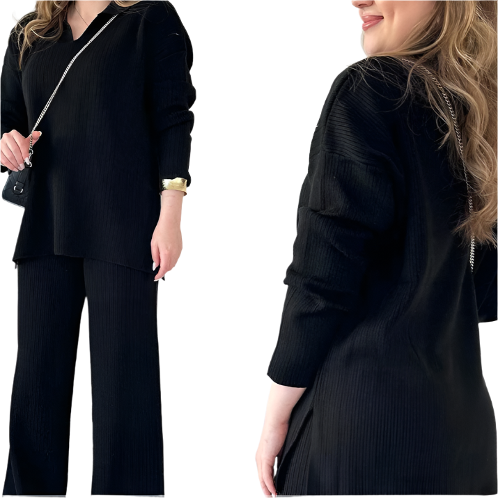 Bequeme Loungewear Zweiteiler Übergröße