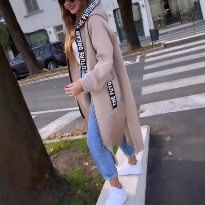 Kuscheliges Sweatshirt Langarm Kapuze