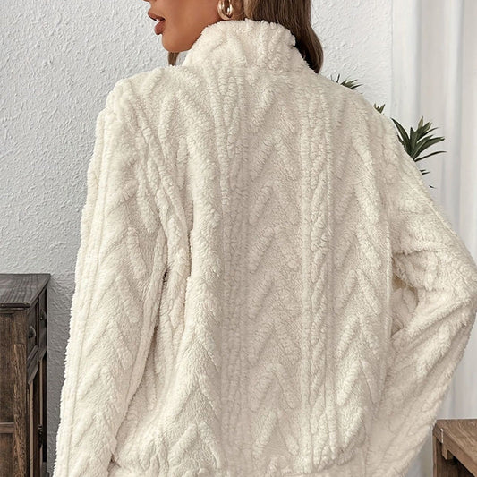 Moderner Pullover Mit Reißverschluss - IdealeKleiden