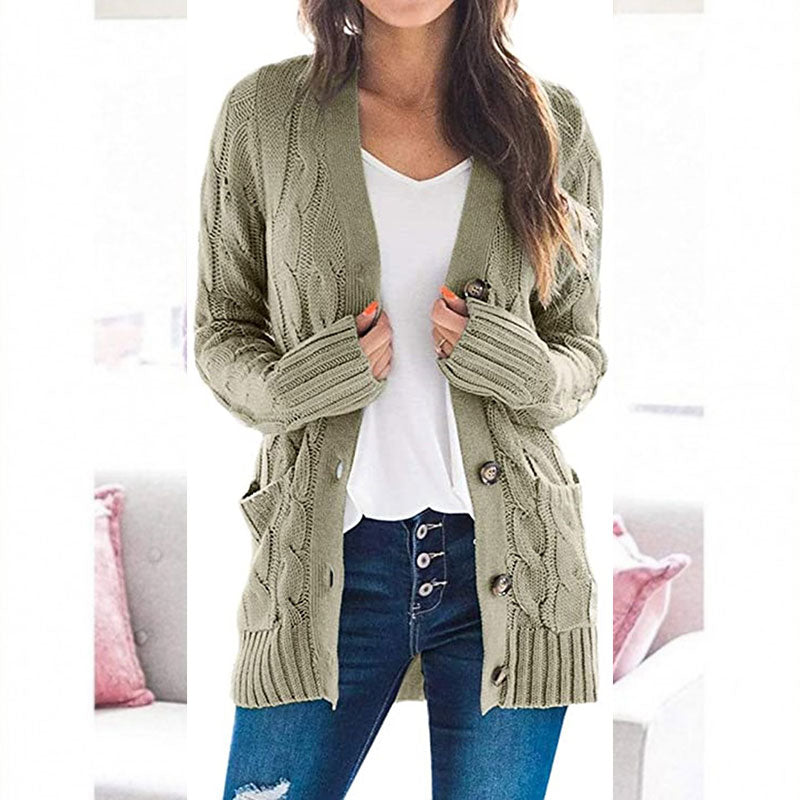 Damen Strickjacke Bequem Vielseitig