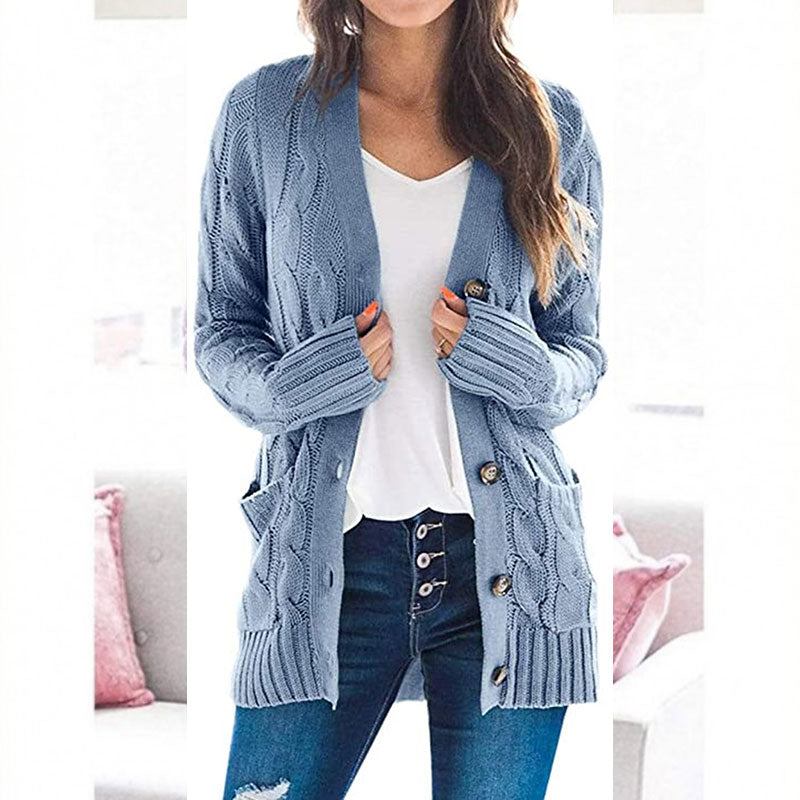 Damen Strickjacke Bequem Vielseitig