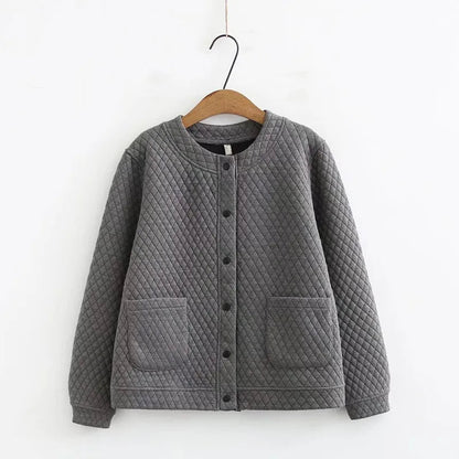 Übergröße Strickjacke Frühjahr Karomuster