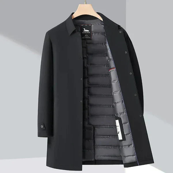 Herren Stehkragenjacke Einfarbig Modern Design