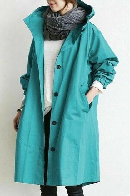 Frauen Windbreaker Jacke Kapuze