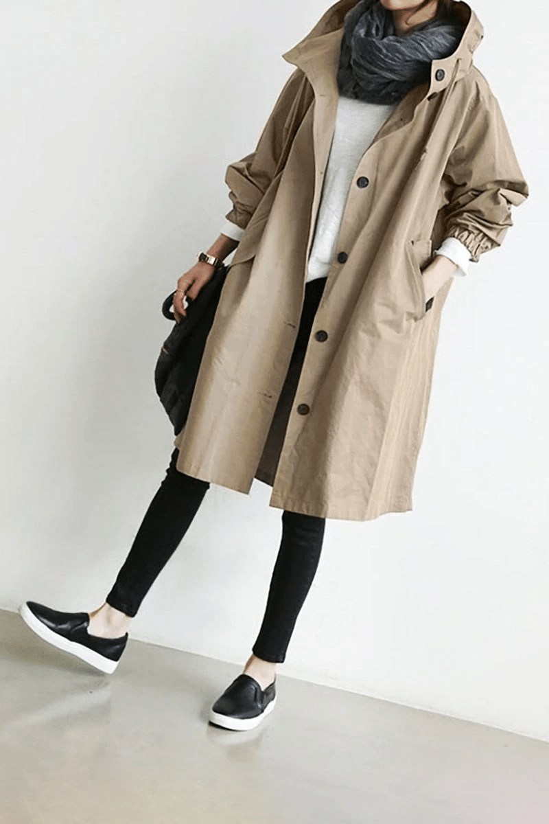 Frauen Windbreaker Jacke Kapuze
