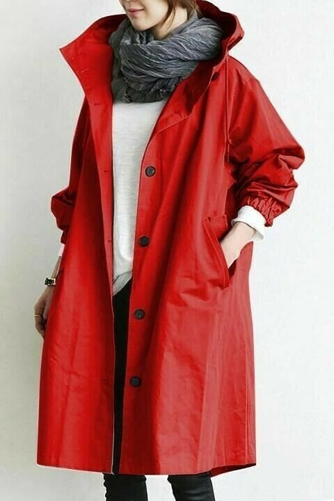 Frauen Windbreaker Jacke Kapuze
