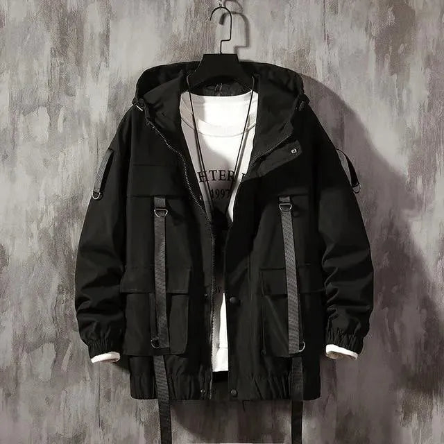 Streetwear Windbreaker Jacke Safari Stil