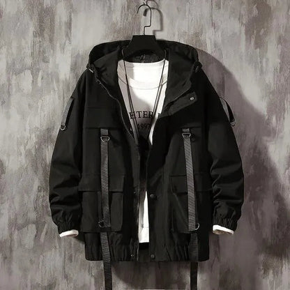 Streetwear Windbreaker Jacke Safari Stil