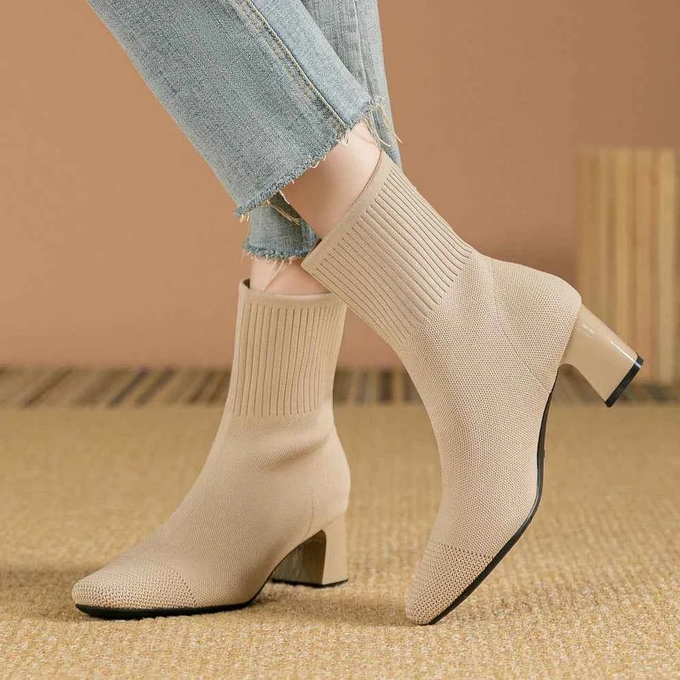 Dehnbarer Stiefel Komfortschuh