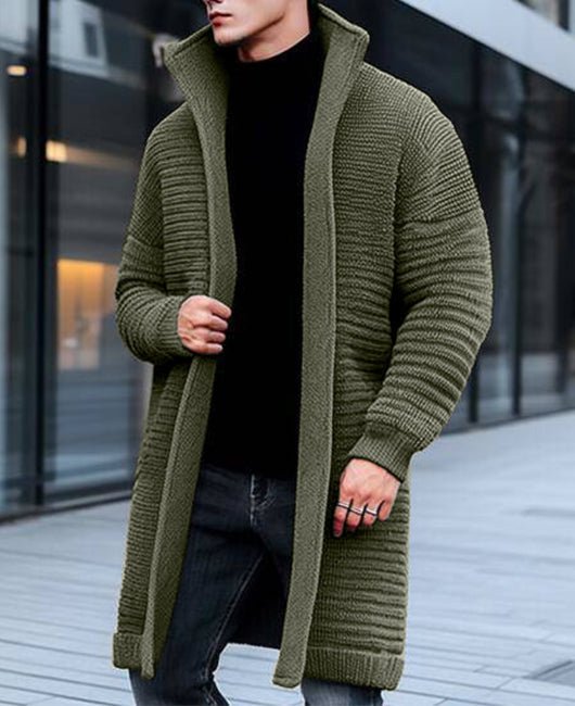 Herren Strickjacke Lang Modern - IdealeKleiden