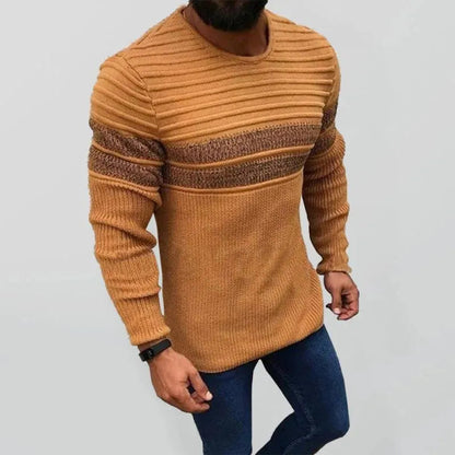Herren Pullover Rundhals Casual Design