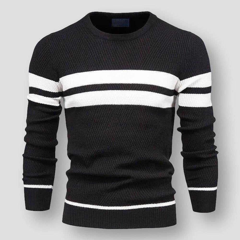 Stylischer Herren Pullover Streifen Design
