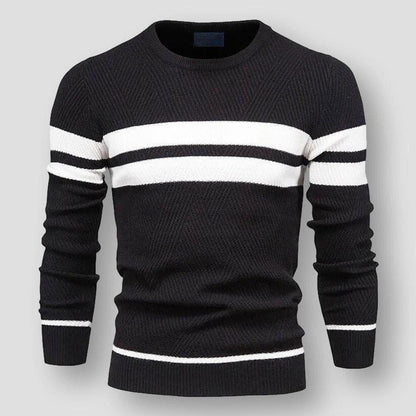 Stylischer Herren Pullover Streifen Design