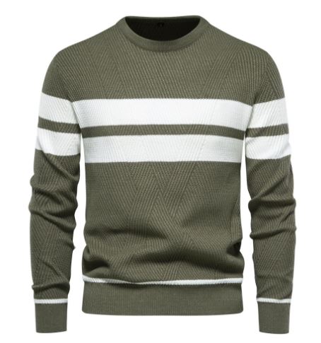 Stylischer Herren Pullover Streifen Design