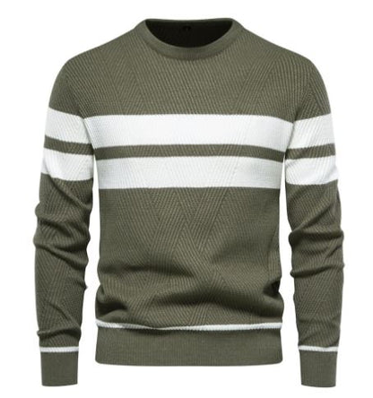 Stylischer Herren Pullover Streifen Design