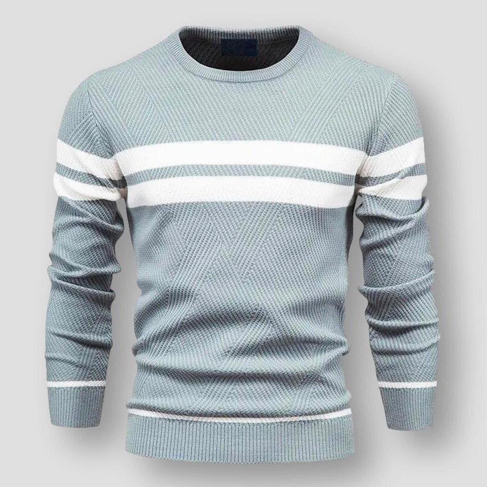 Stylischer Herren Pullover Streifen Design