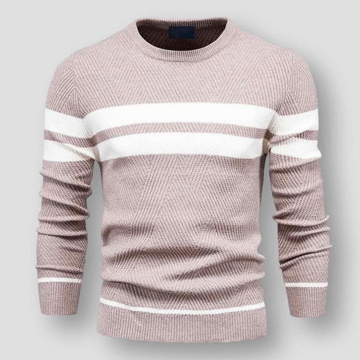 Stylischer Herren Pullover Streifen Design