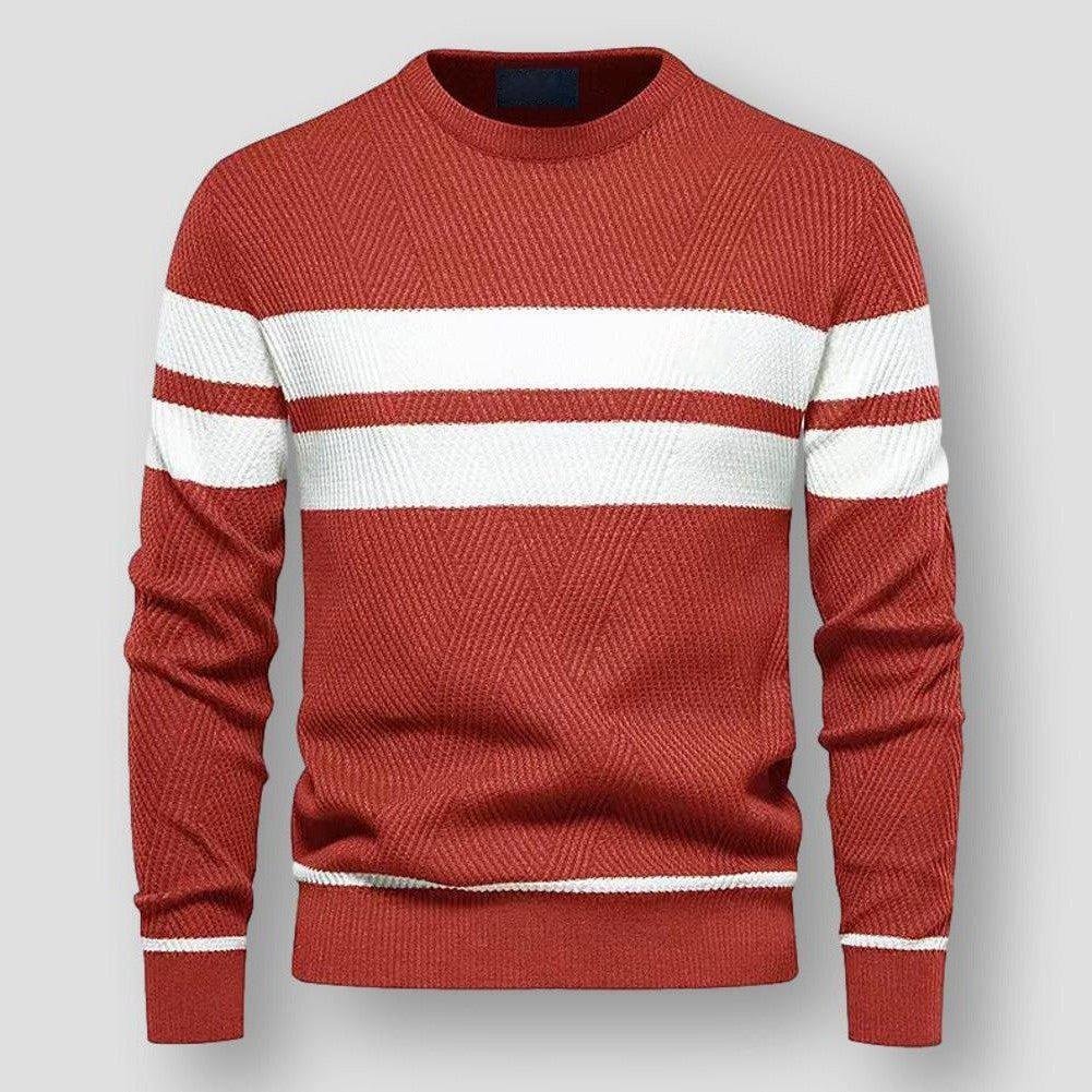 Stylischer Herren Pullover Streifen Design