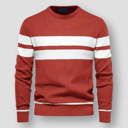 Stylischer Herren Pullover Streifen Design