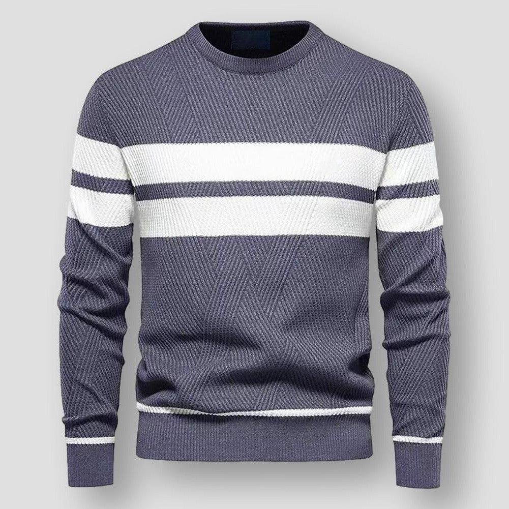 Stylischer Herren Pullover Streifen Design