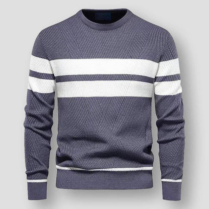 Stylischer Herren Pullover Streifen Design