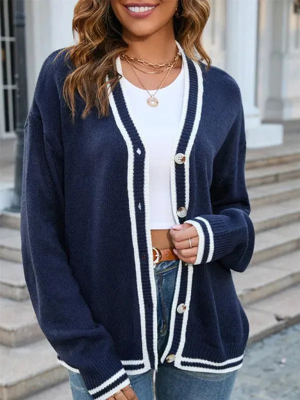 Bequeme Frauen Strickjacke Kaschmirlook