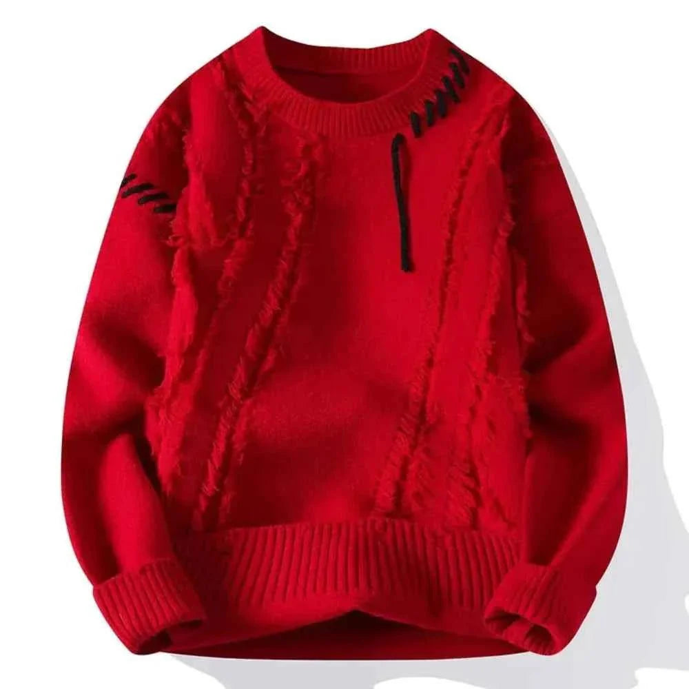 Strukturpullover Männer Modern