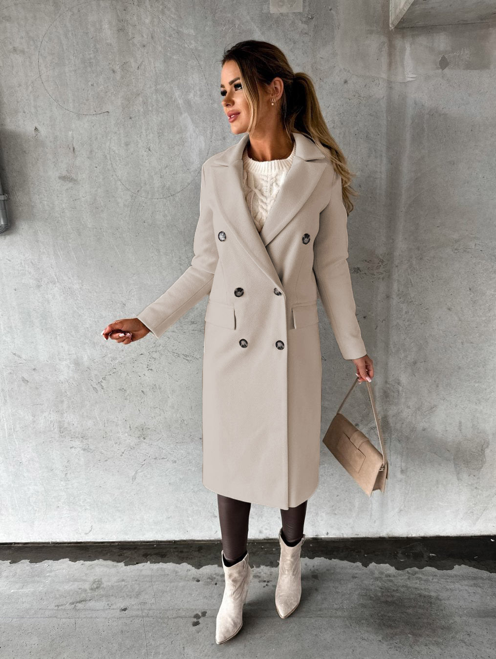 Eleganter Damenmantel Stilvoll Bequem